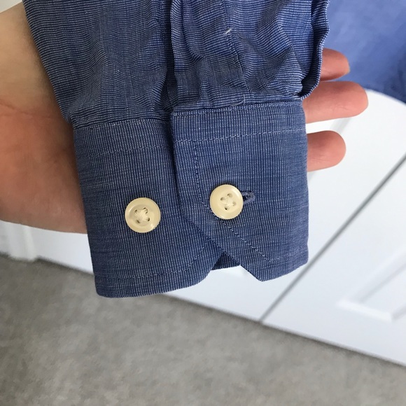 Nautica Men’s Button Down Blue Shirt Size XL - Picture 4 of 4